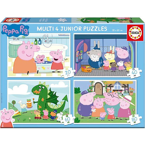 Educa Borras Puzzle Peppa Pig enfant - 200 pièces