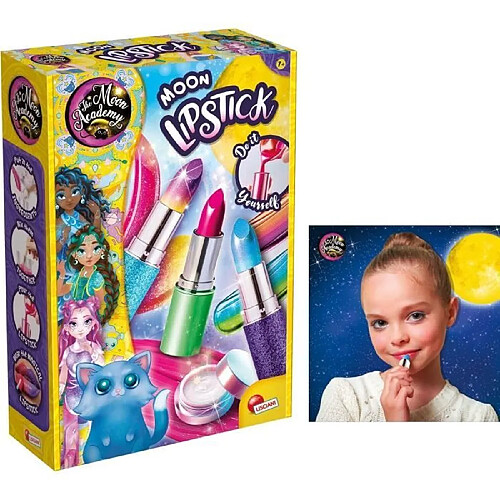 Lisciani Giochi Rouge a levre - Kit de Loisirs Créatifs - THE MOON ACADEMY - Composants pour Rouges, Tub...
