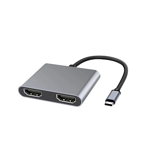 INF Hub Type-C 2-en-1 : Double sortie HDMI pour une connectivité transparente