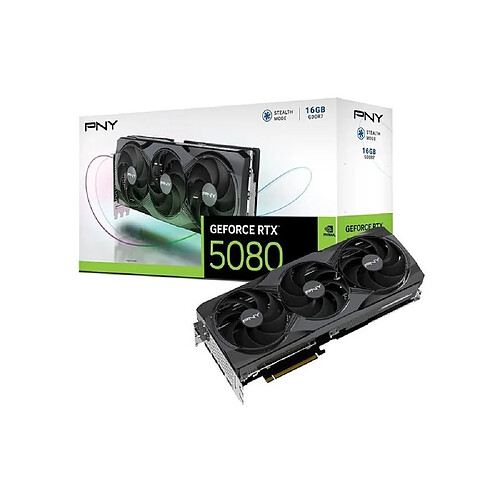 PNY GeForce RTX 5080 - 16GB - Noir