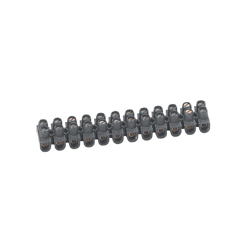 Legrand Nylbloc Barrette De Raccordement 2.5mm² – Lot De 12 Bornes à Vis Pour Câbles 1.5 Et 2.5mm² – Gris – Emballage Brochable