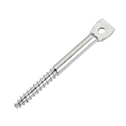 MERMIER M 602063 - Crochet à vis droit 60 mm - Ø 6 mm - Zinc blanc