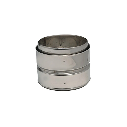 TEN 116180 - Raccord flexible 180/186 mm - Acier inoxydable poli