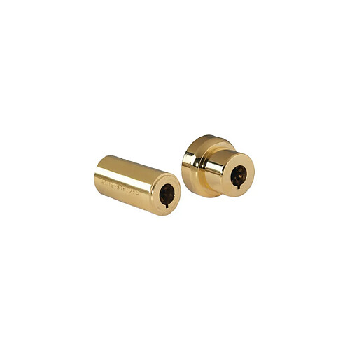 POLLUX 912705 - Cylindre double entrée 50 mm - Laiton poli