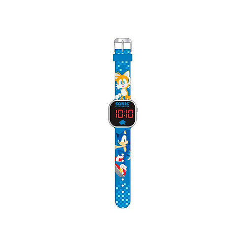 Kids Licensing Sonic Montre LED - Bleu