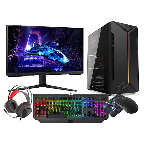 VIST R5 8600G 32GB DDR5 Radeon 760M SSD 1TB W11 24" 180Hz