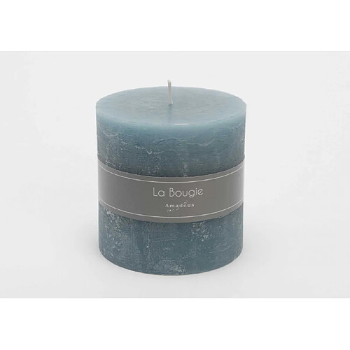 Amadeus Bougie bleu 10x10 cm (lot de 6)