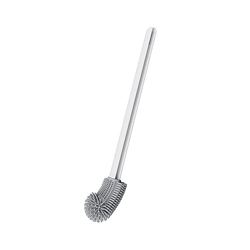 Inf Brosse WC courbée - 37 cm - blanc