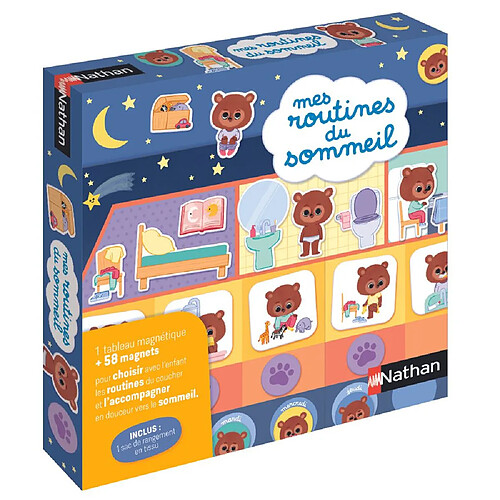 Nathan Mes Routines du Sommeil - Jeu magnétique - 3+ ans