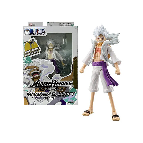 BANDAI 37054 - One Piece Luffy Gear 5 - 17 cm