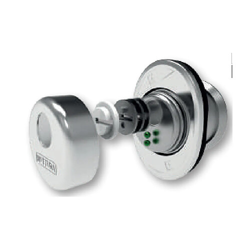 MOTTURA 94650/750 - Serrure de surface 50 mm - Chrome poli