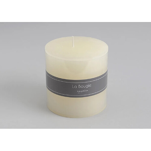 Amadeus Bougie gros cylindre 10 X 10 cm crème (lot de 6)