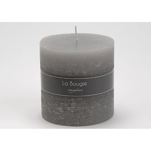 Amadeus Bougie gros cylindre gris (lot de 6)