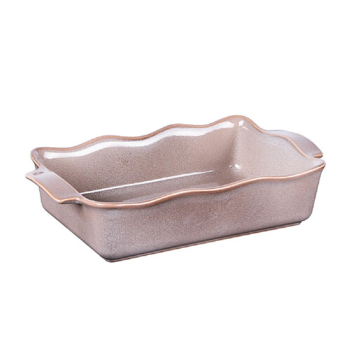 Table Passion Plat à four rectangle Ely 31x17x7 cm brun