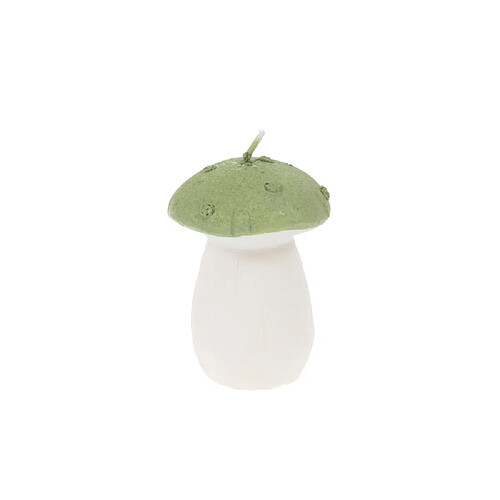 Amadeus Bougie champignon vert 8,5 cm (lot de 4)