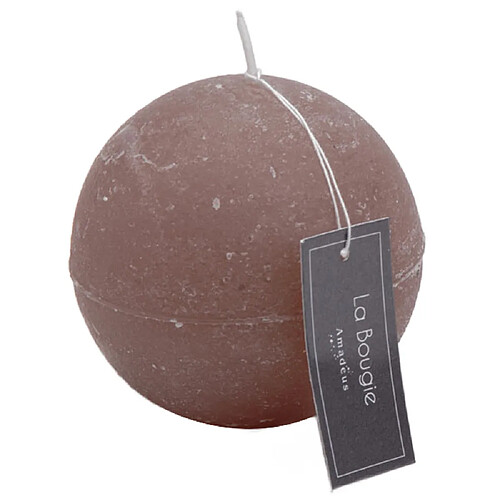 Amadeus Bougie grande sphère taupe (lot de 6)