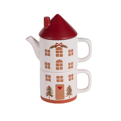 Table Passion Mug avec théière cheminée 55 cl