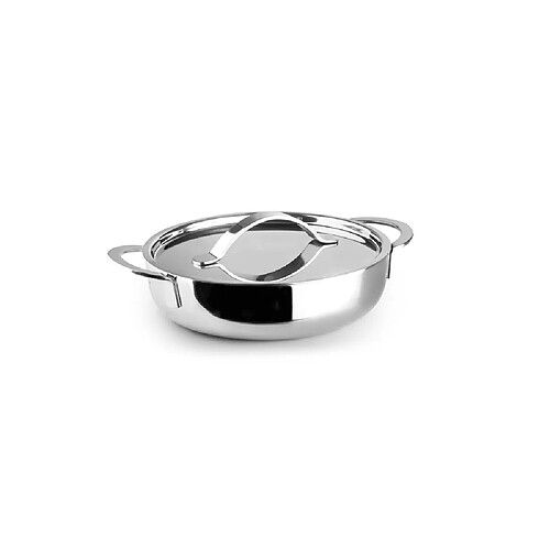 Ibili Plat rond avec couvercle triply 16 cm