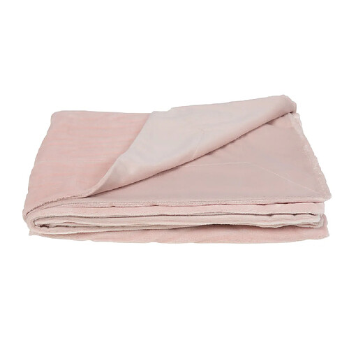 Amadeus Plaid Lou vieux rose 130x170 cm