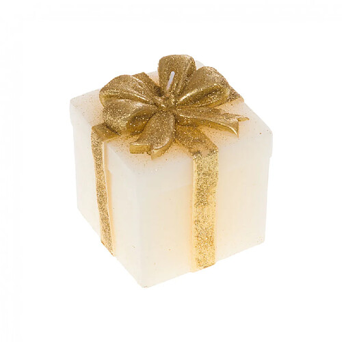 Amadeus Bougie cadeau crème paillette (lot de 2)