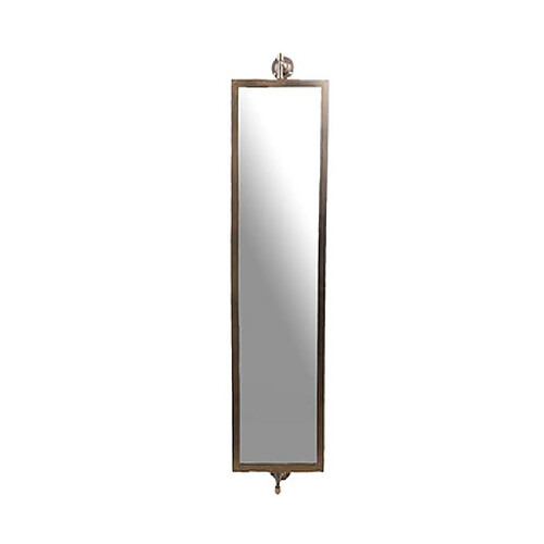 Mes Miroir mural vintage 40x21x106 cm en fonte d'aluminium doré