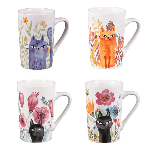 Table Passion Coffret 4 mugs Savannah 35 cl