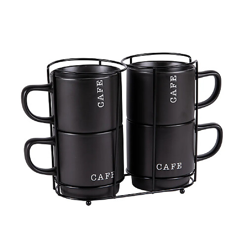 Table Passion Tour 4 mugs café 39 cl