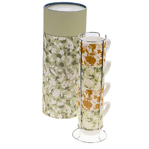 Amadeus Coffret de 4 tasses déjeuner Isana
