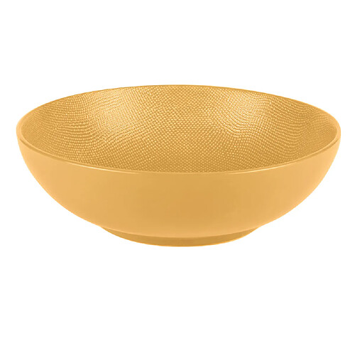 Table Passion Saladier Vésuvio safran 24 cm
