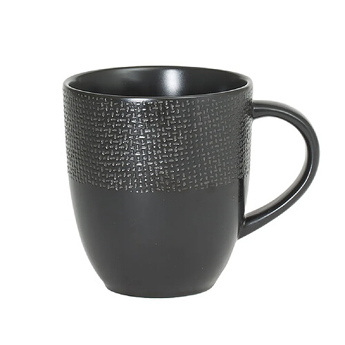 Table Passion Mug Vésuvio noir 30 cl (lot de 6)
