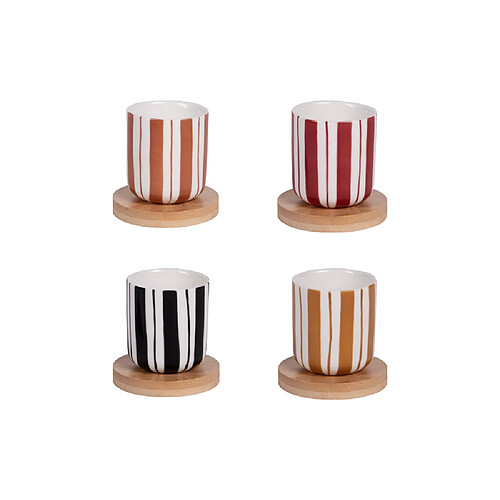 Table Passion Coffret 4 tasses Singita 10 cl