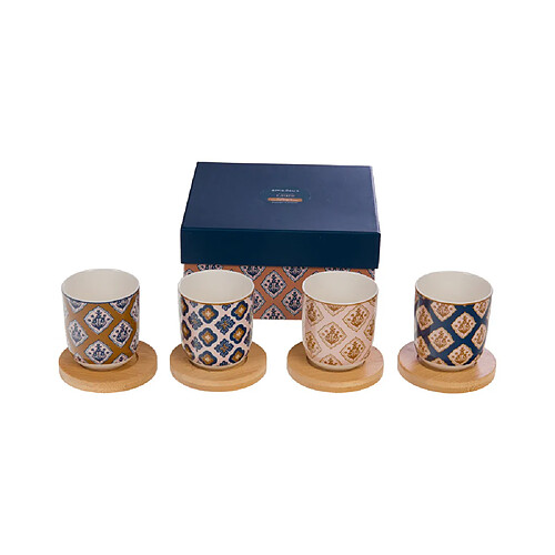 Amadeus Coffret de 4 tasses expresso Laure