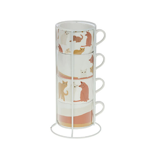 Amadeus Coffret 4 tasses Gustave 20 cl
