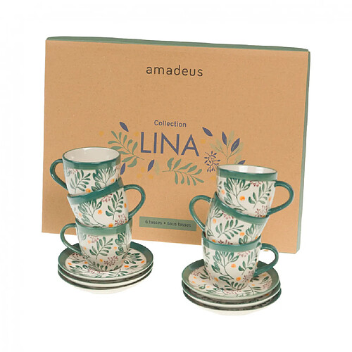 Amadeus Coffret 6 tasses Lina