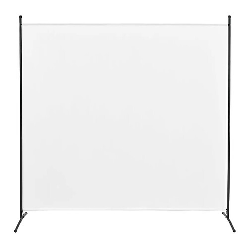 Helloshop26 Paravent de confidentialité 176 x 175 cm blanc 03_0008051