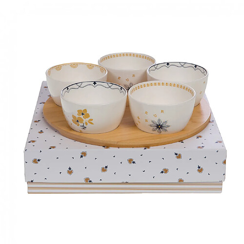 Amadeus Coffret 5 bols Poésie