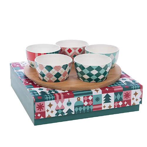Amadeus Coffret apéritif 5 bols Santa