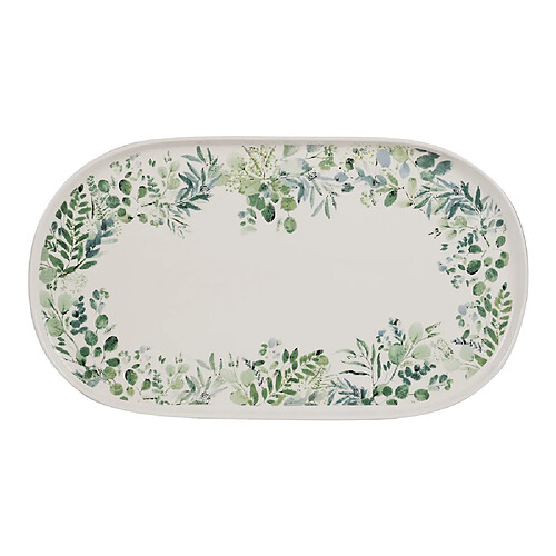 Table Passion Plat Ovale Natura 39x22 cm