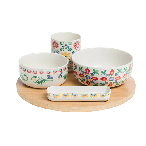 Amadeus Coffret plateau et ses 4 bols Donna