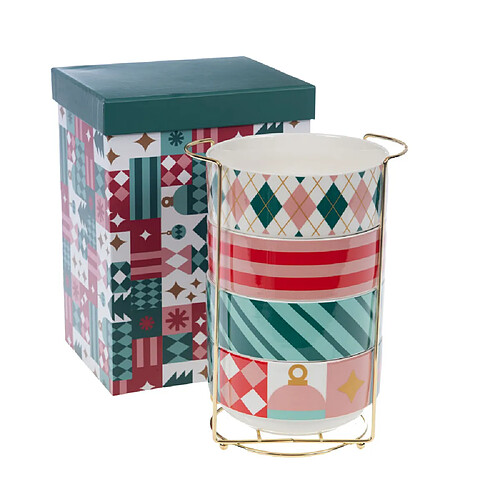 Amadeus Coffret 4 bols Santa