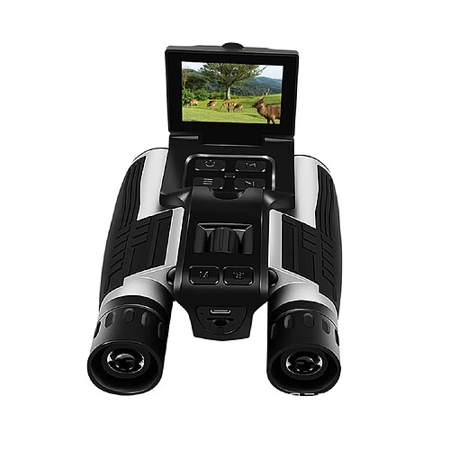 INF Jumelles numériques 12x32 avec vidéo 2.5K et photo 48MP, zoom 8x et écran IPS