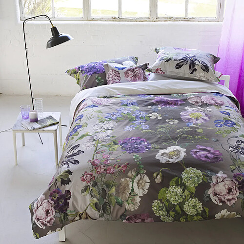 DESIGNERS GUILD Housse de couette en Percale de coton - 140 x 200 cm - Améthyste