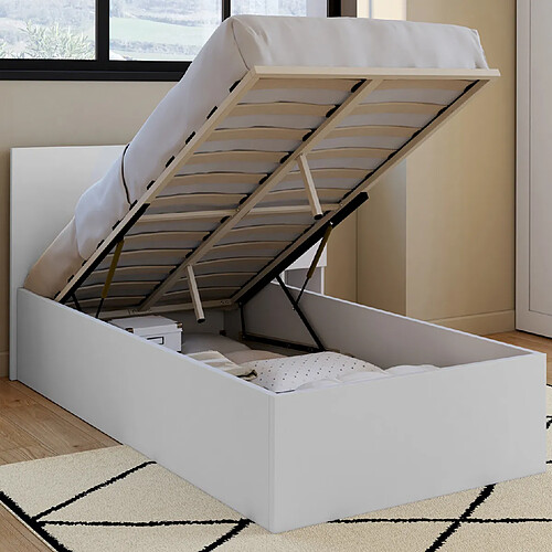 Idmarket LIT SIMPLE SEASIDE BLANC