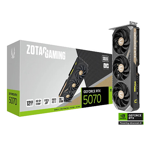 Zotac RTX 5070 Solid OC 12Go
