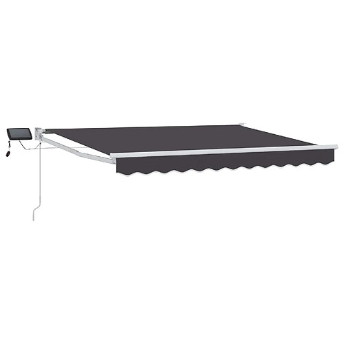vidaXL Store rétractable manuel avec LEDs 3,5 x 2,5 m
