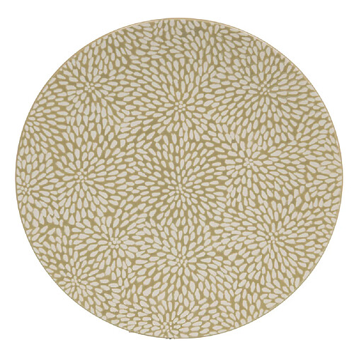 Table Passion Plat rond Tahini 31 cm