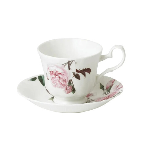 Roy Kirkham Tasse et sous tasse à thé Rose Austin 23 cl