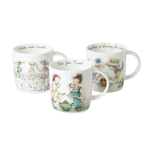 Roy Kirkham Mug 38 cl Tea time (lot de 3)