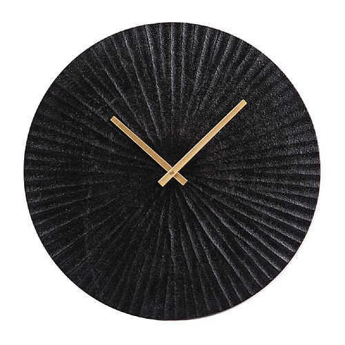 Table passion Horloge murale analogique - Noir
