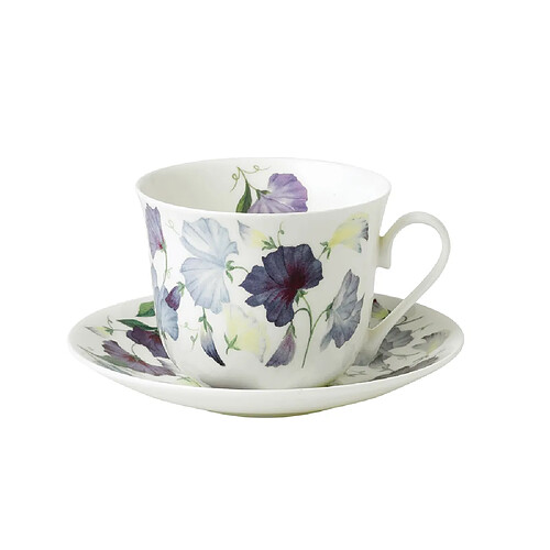 Roy Kirkham Déjeuner 45 cl et sous-tasse Sweety violet